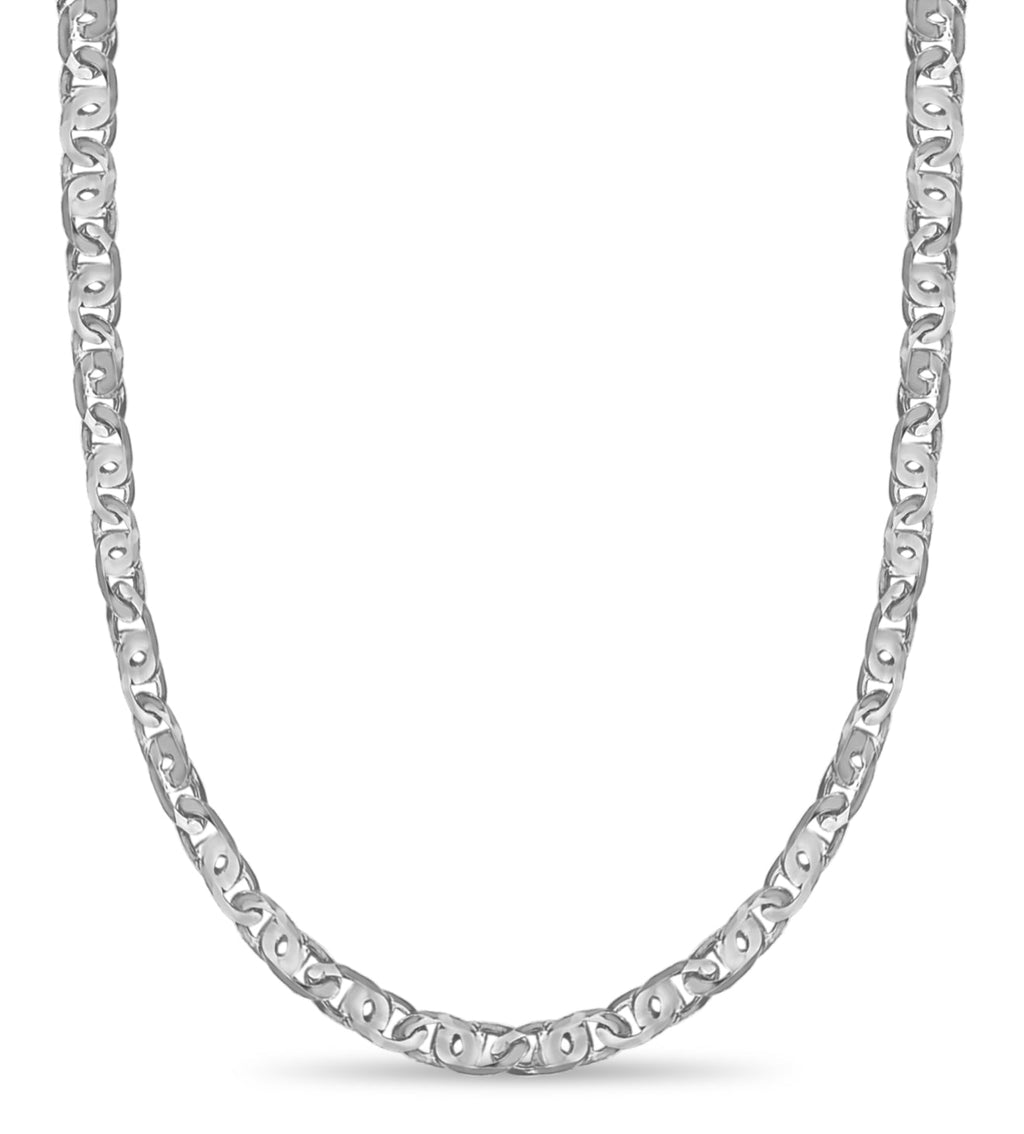 Tiger Eye Solid White/Yellow/Rose Gold Handmade Necklace , 11mm, 16-30 Inch