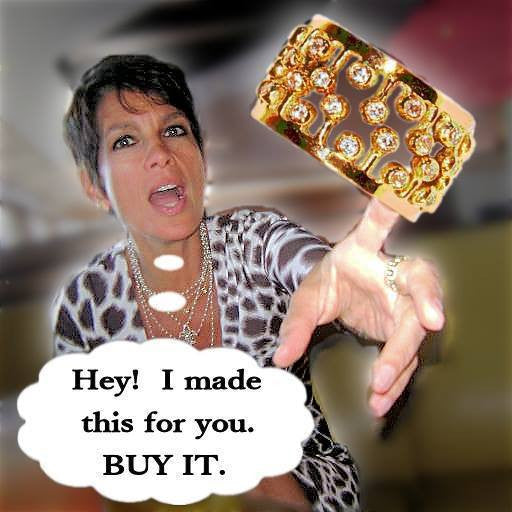 Crown Ring: Fullest Diamond Double Stack Set of Two: 18K Gold