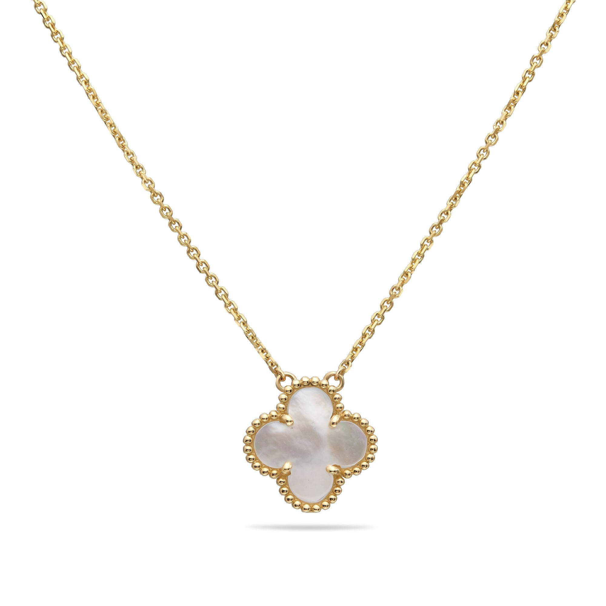 Mother Of Pearl Clover Pendant