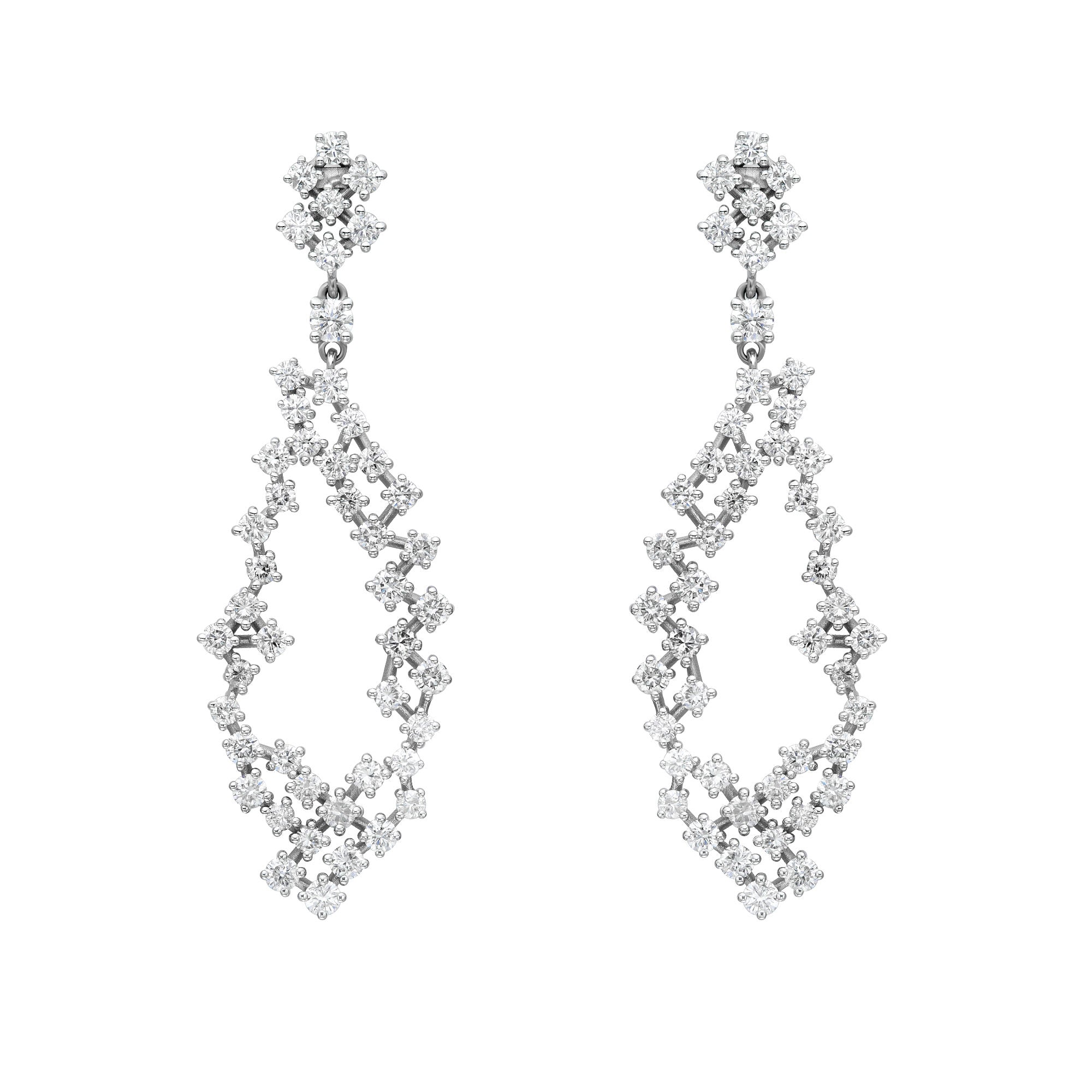 Grape Cluster Drop Earrings