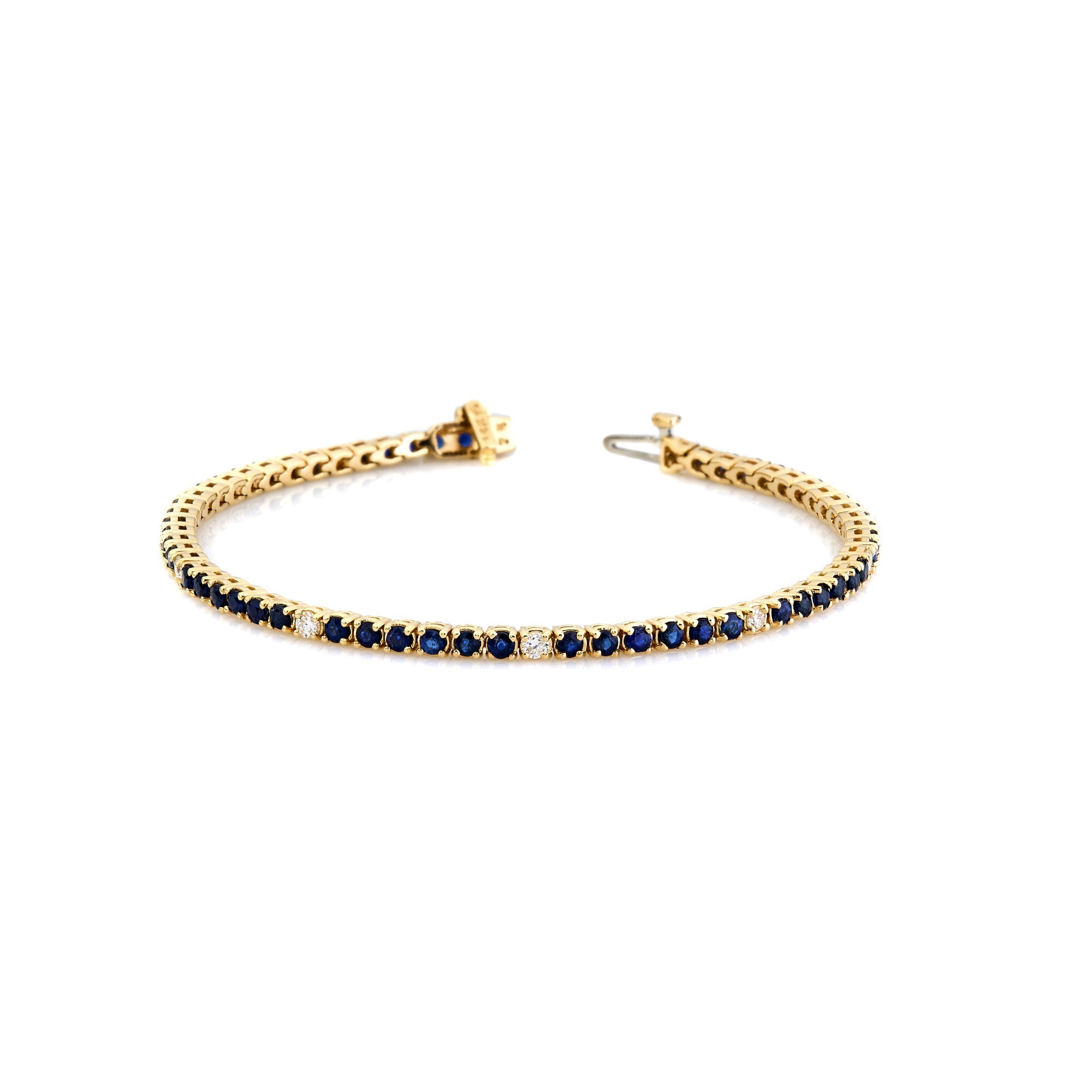 Sapphire and Diamond Bracelet Tennis
