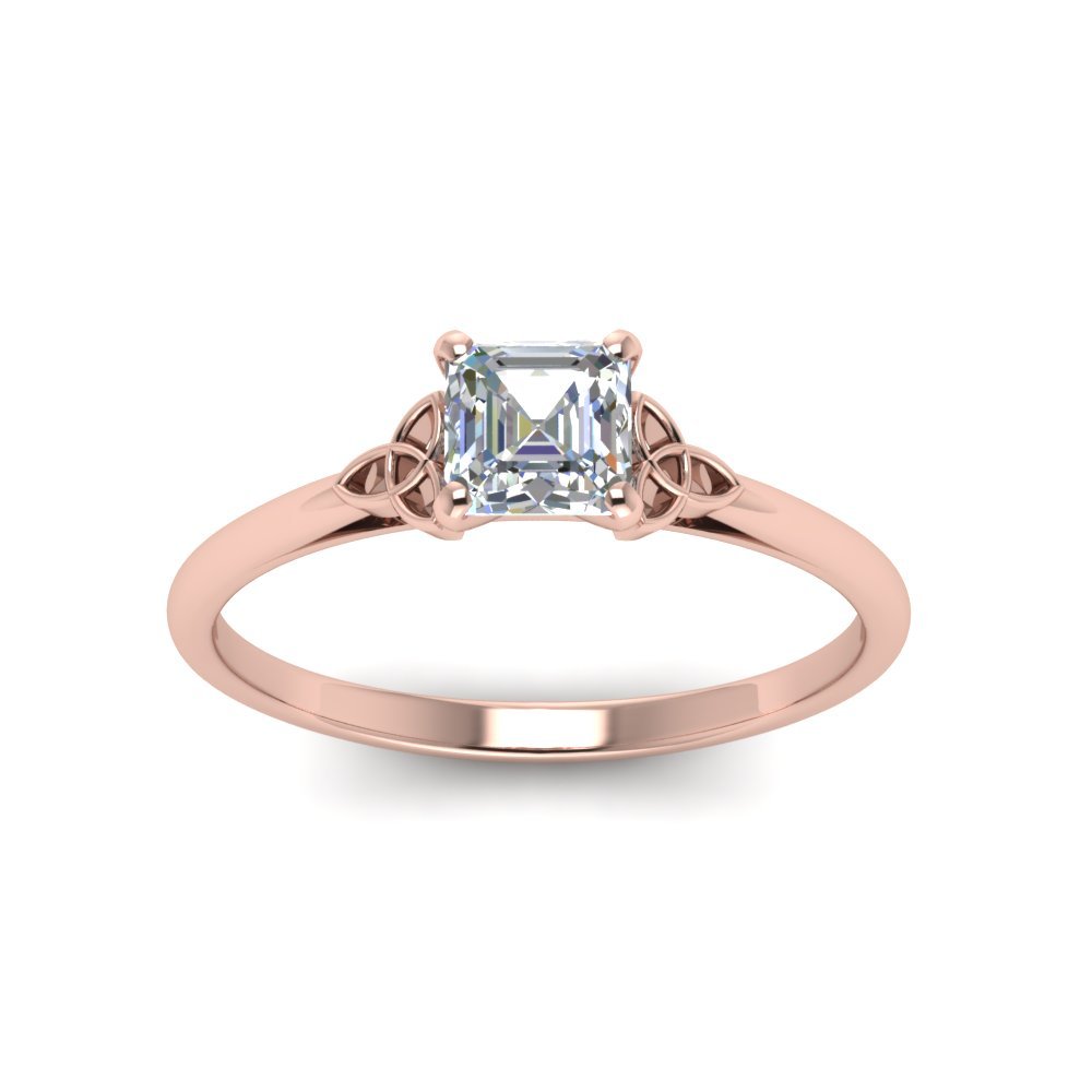 Celtic Solitaire Engagement Ring