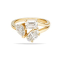 Diamond Trio Toi Et Moi Ring