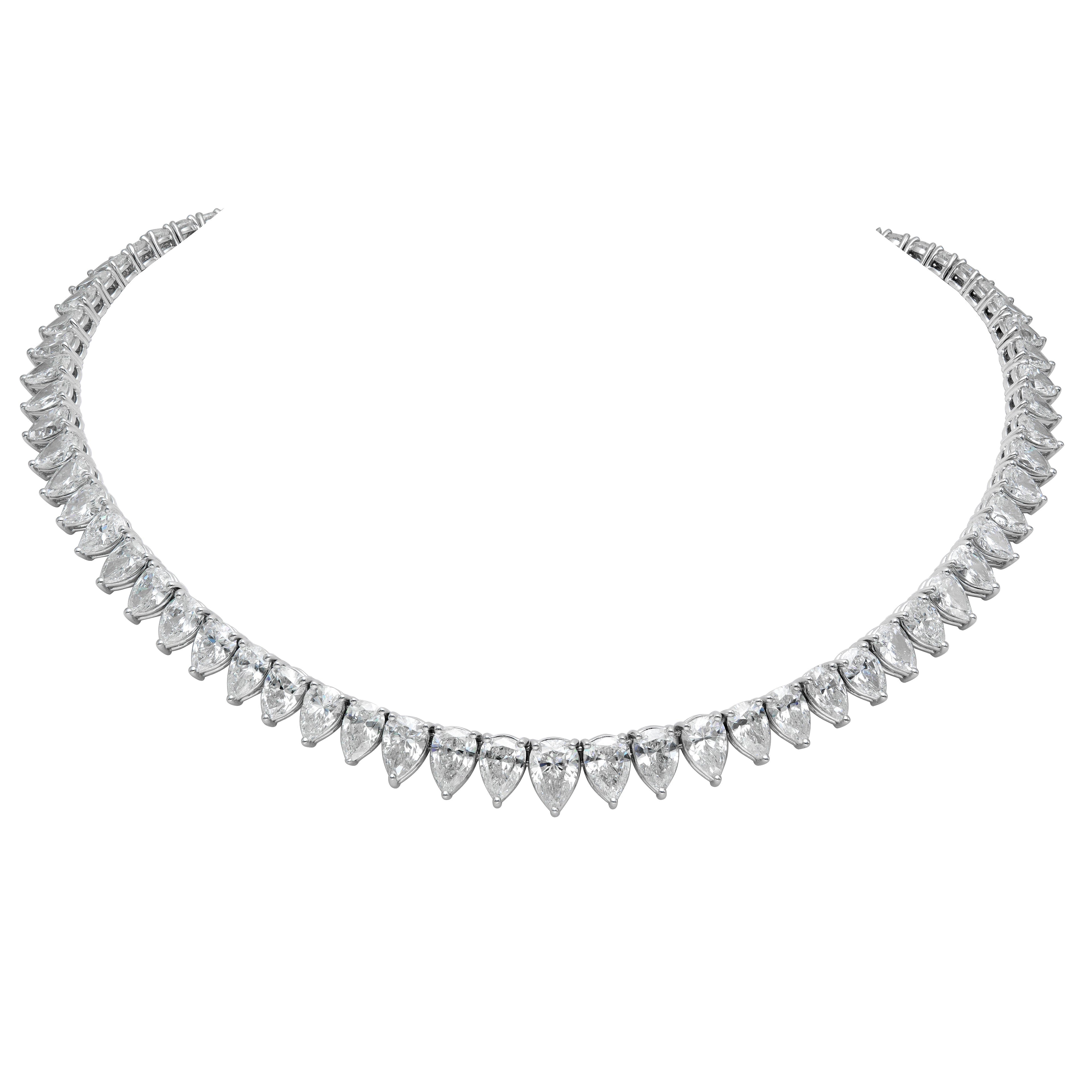 Pear Shape Riviera Necklace