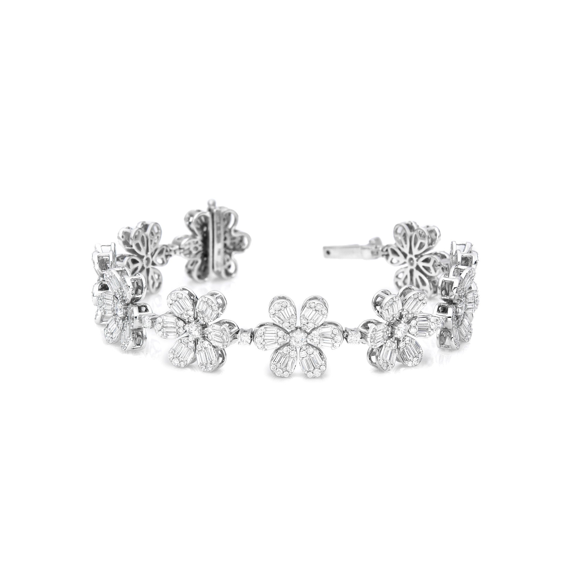 Baguette Flower Bracelet