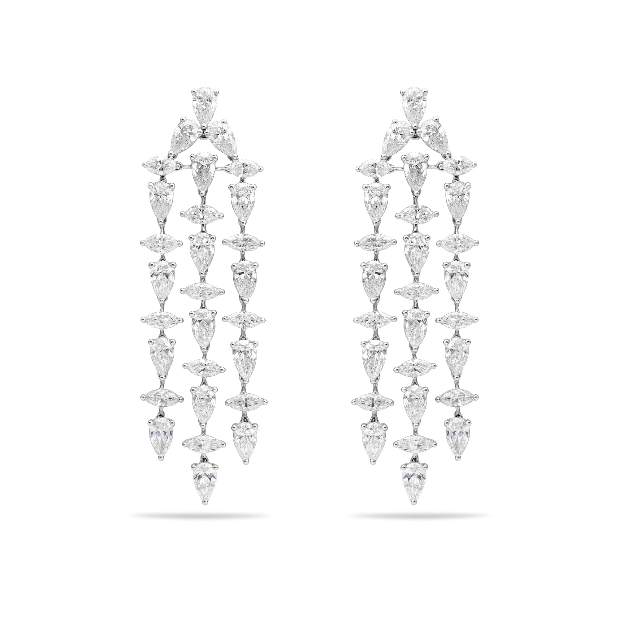Pear & Marquise Raining Drop Earrings