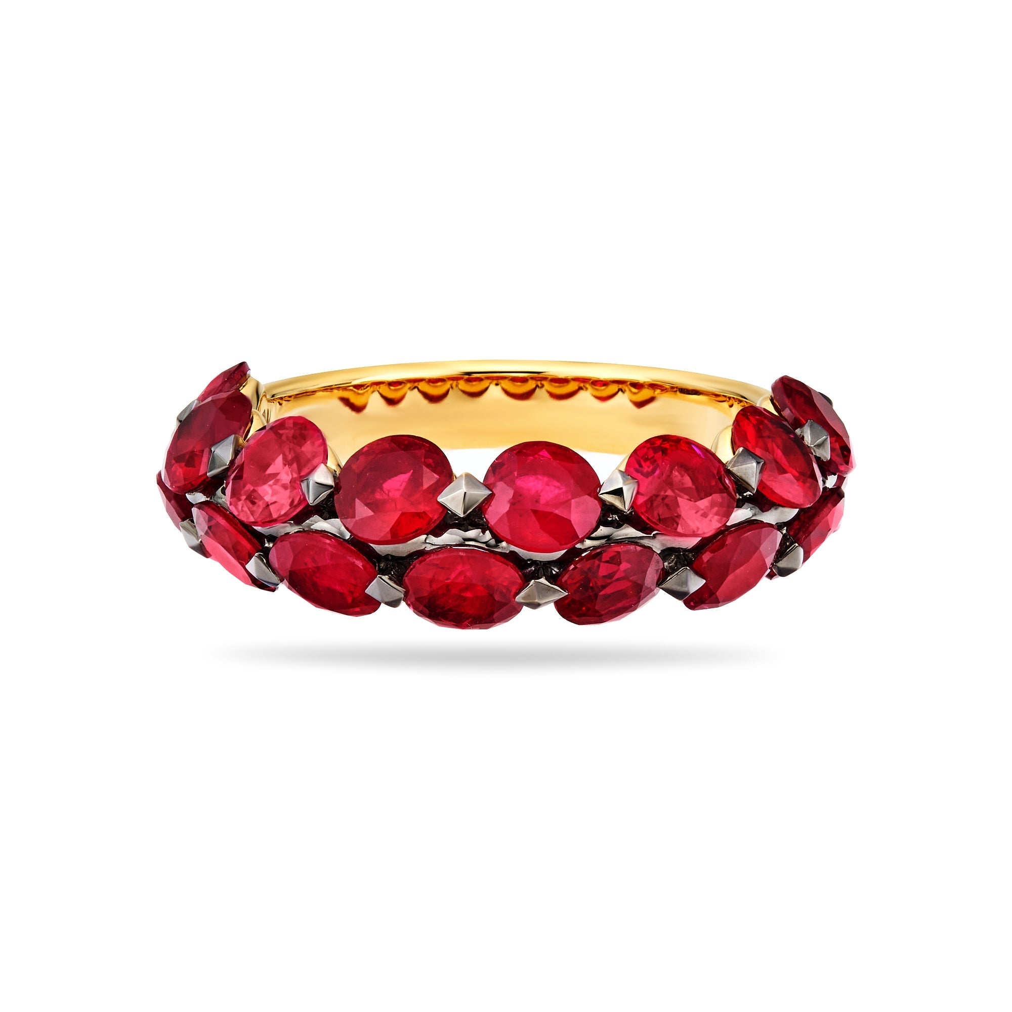 Oval Halfway Sapphire Ring