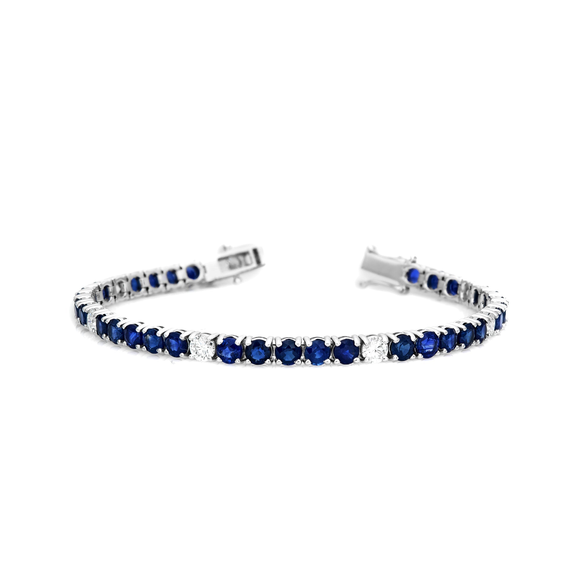 Alternating Diamond & Fancy Color Bracelet