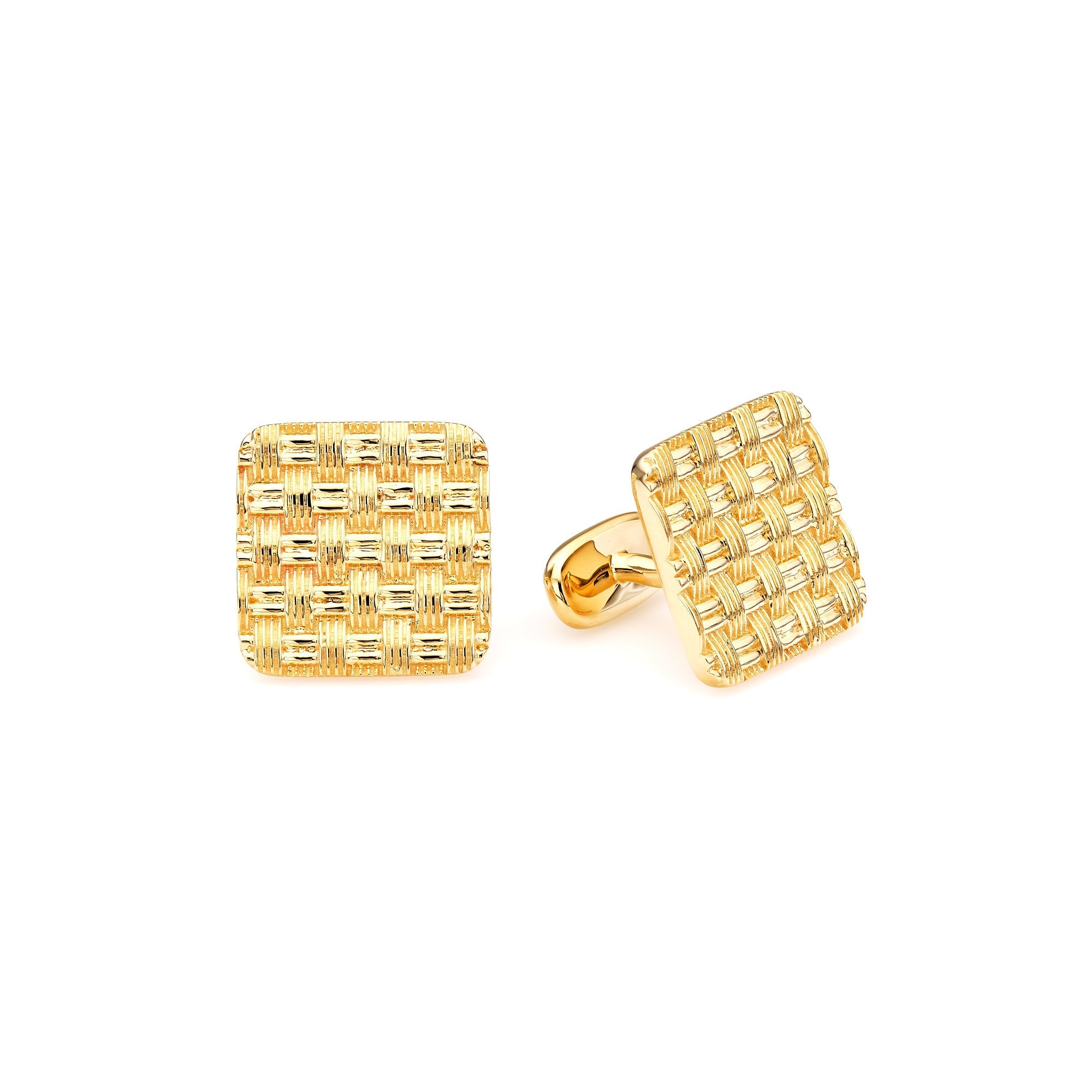 Square Woven Cufflinks