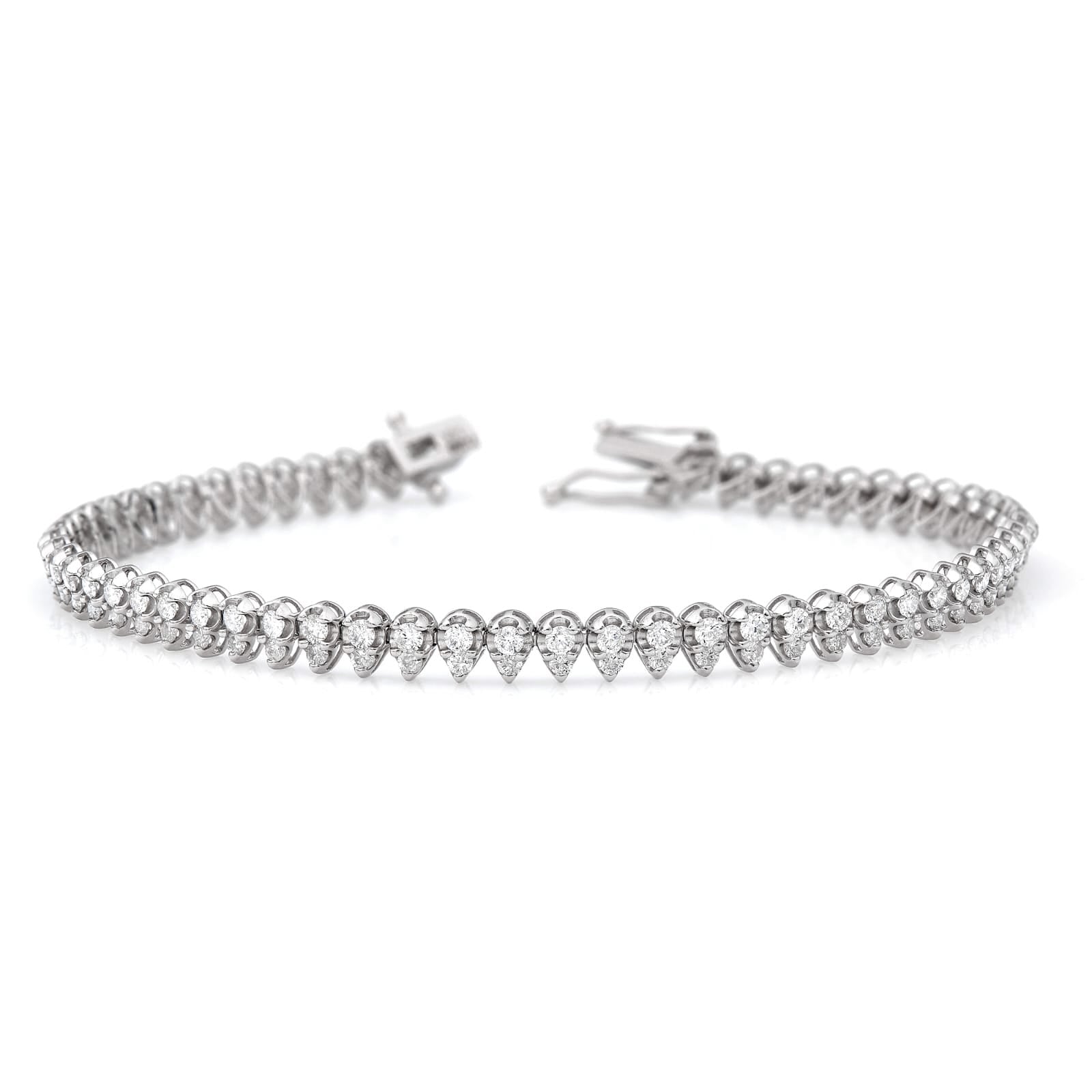 Pear Shape Illusion Bracelet