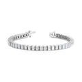 Emerald Cut Vertical Tennis Bracelet