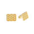 Rectangle Woven Cufflinks