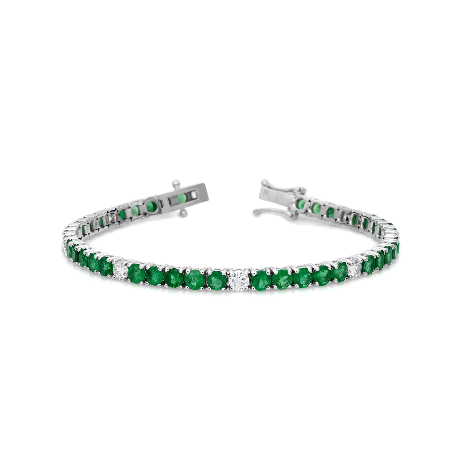 Alternating Diamond & Fancy Color Bracelet