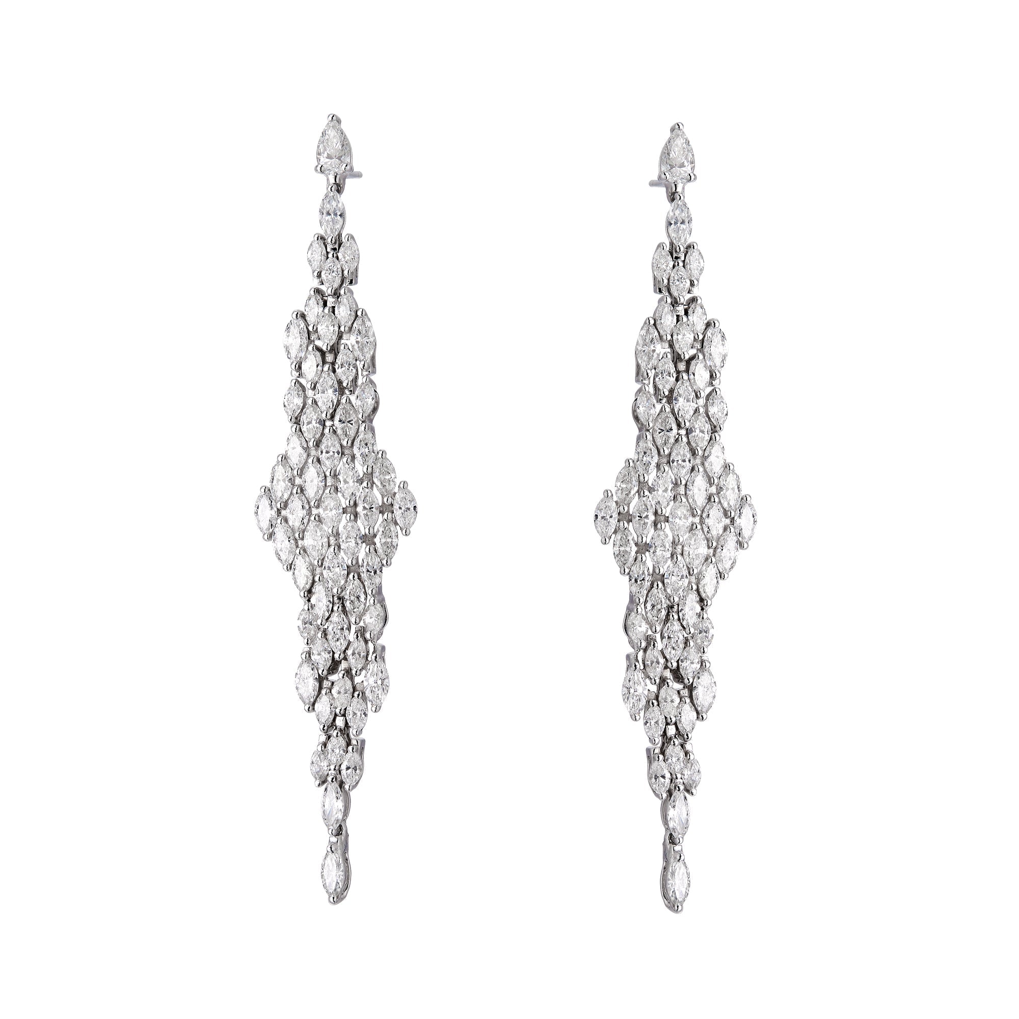 Marquise Kite Drop Earrings