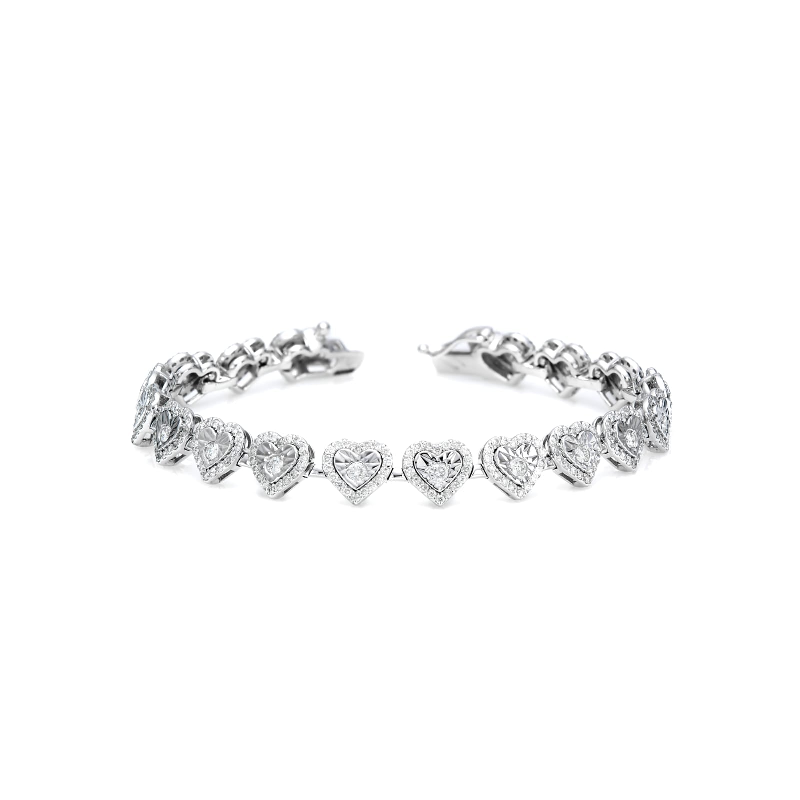 Heart Illusion Halo Bracelet