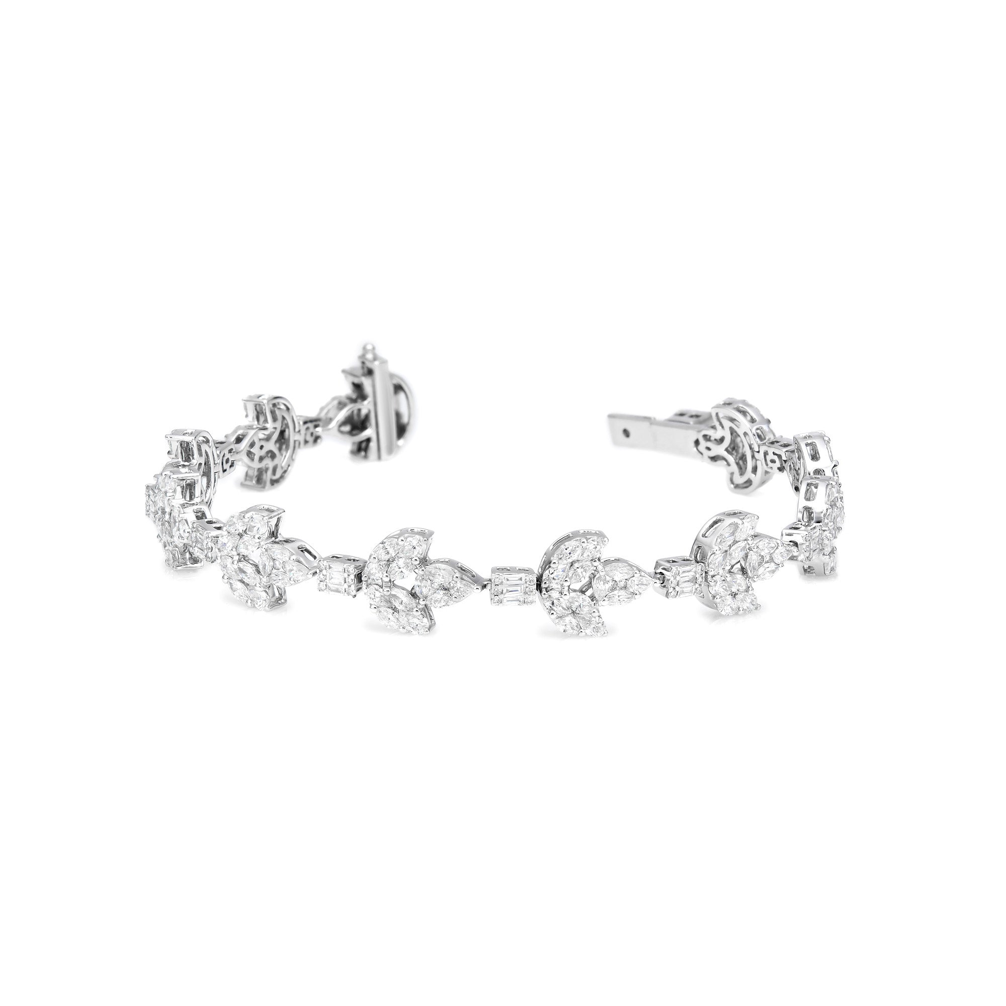 Diamond Leaf Bracelet
