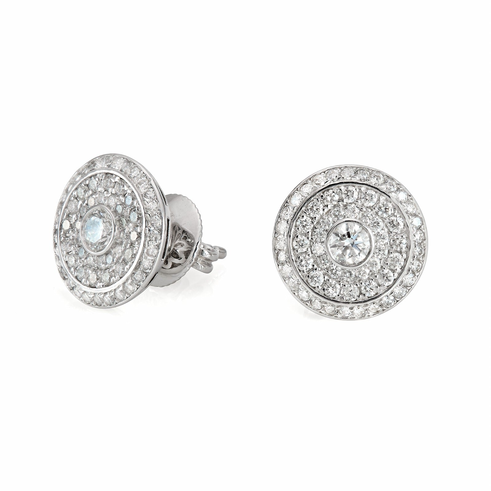 Diamond Disc Cufflinks
