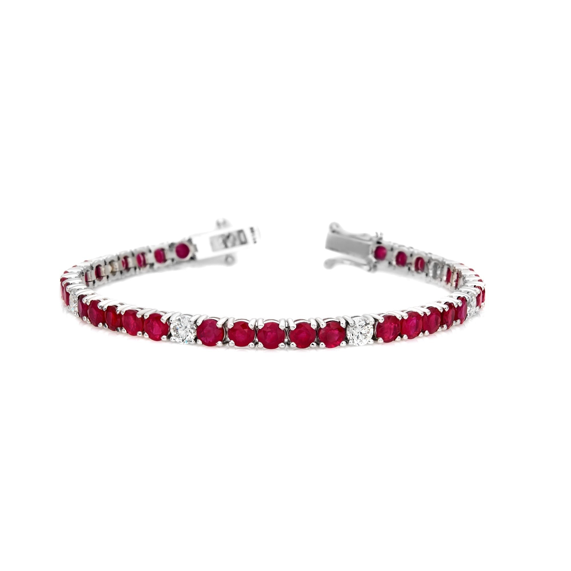 Alternating Diamond & Fancy Color Bracelet