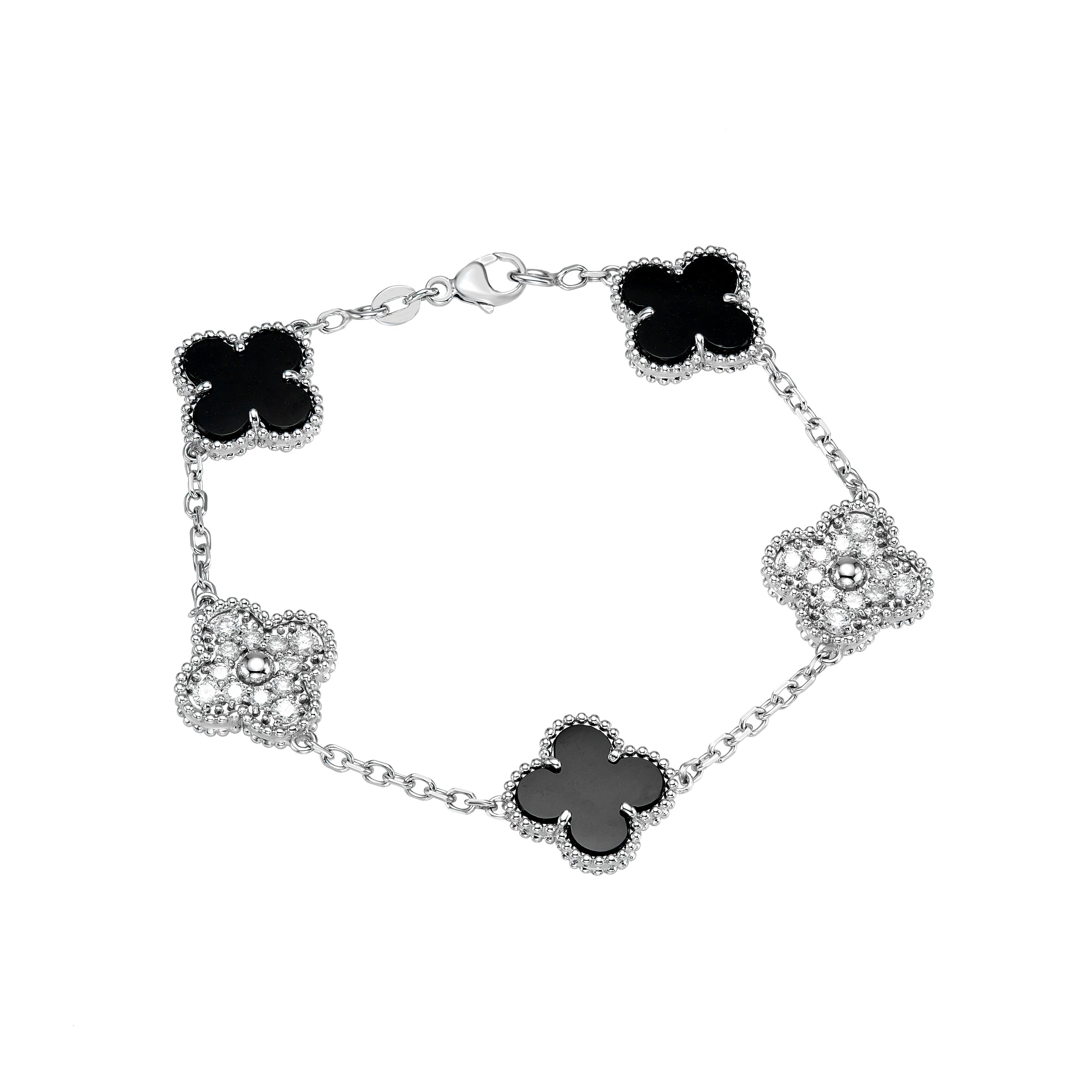 Fancy & Diamond Clover Bracelet