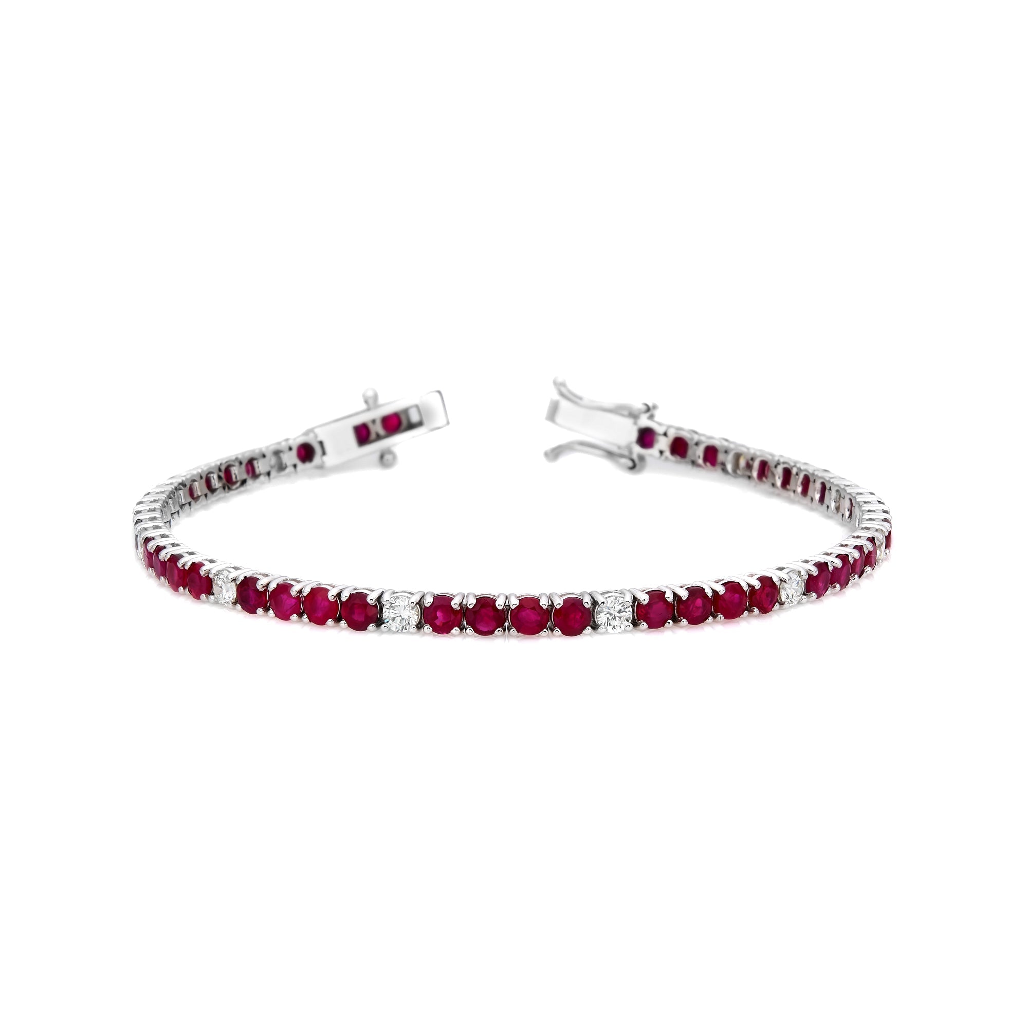 Alternating Diamond & Fancy Color Bracelet