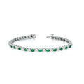 Diamond & Emerald Switch Bracelet