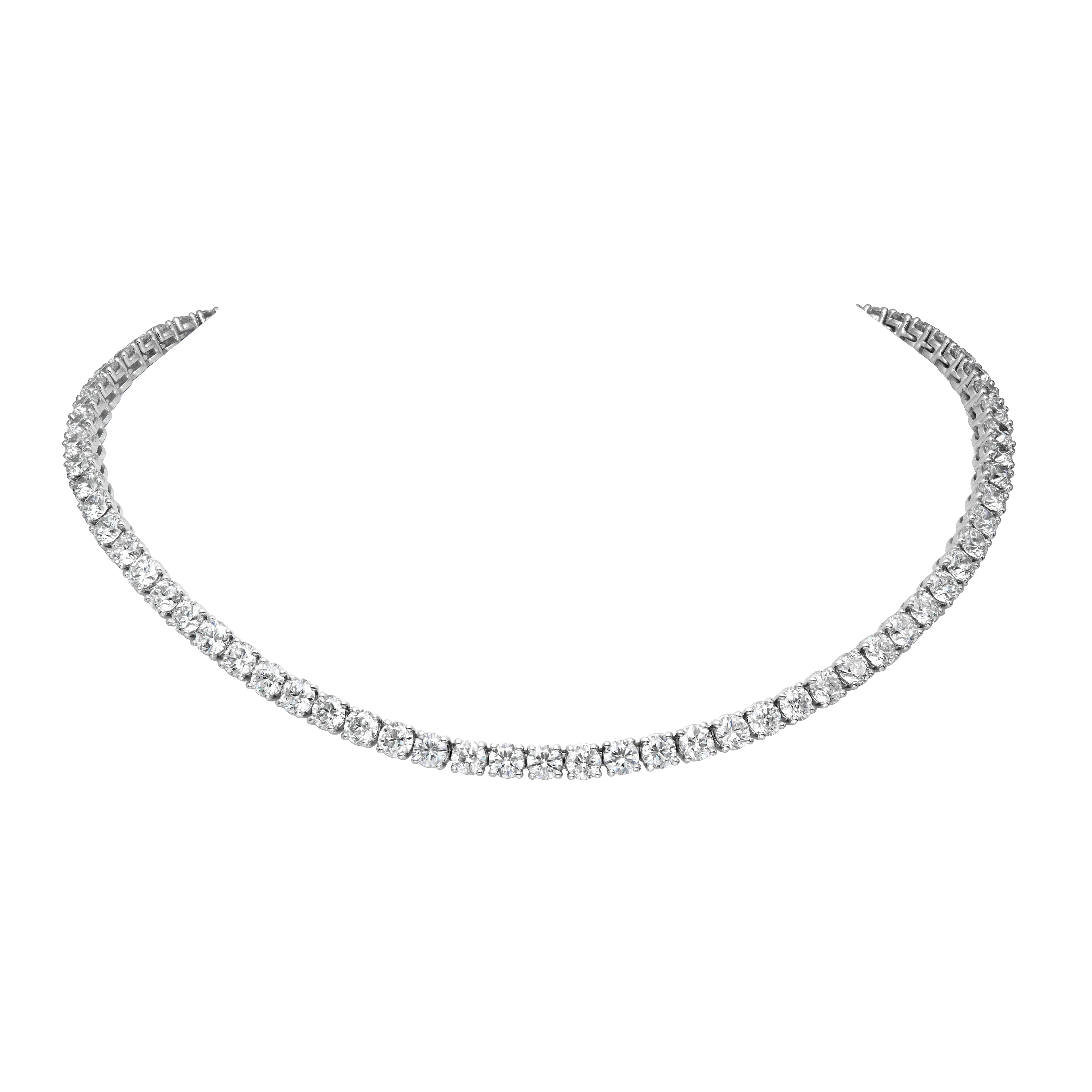 Tennis Line Necklace