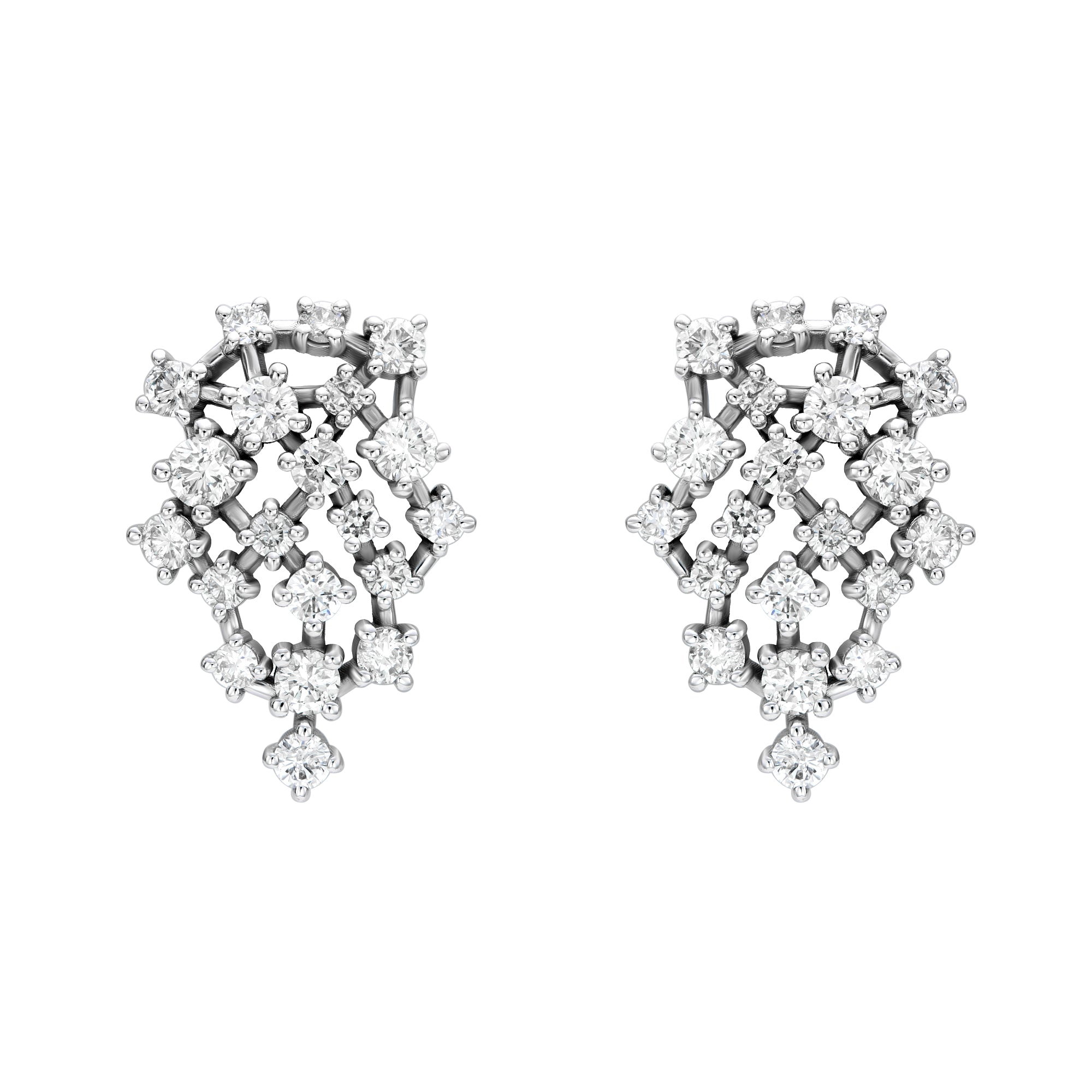 Grape Cluster Stud Earrings